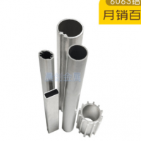 鋁型材廠家定做6063鋁管 口罩機(jī)鋁方管 6061鋁管滾輪鋁合金圓管