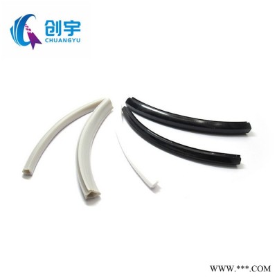 工業(yè)鋁型材塑料配件 平分槽條 鋁型材配件 **品質(zhì)保證 封條