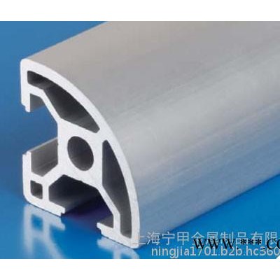 3030R45度半圓弧工業(yè)鋁型材 組裝外框表面機械設備專用鋁型材