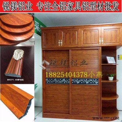 銳鎂鋁業(yè)廠家批發(fā)全鋁家具門框鋁材 全鋁櫥柜 門板 櫥柜門型材批發(fā)