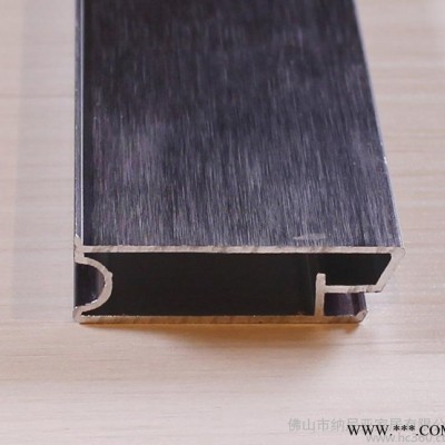 鋼化玻璃門專配鋁框 櫥柜精鋼門邊框鋁材 生產(chǎn) 晶鋼門