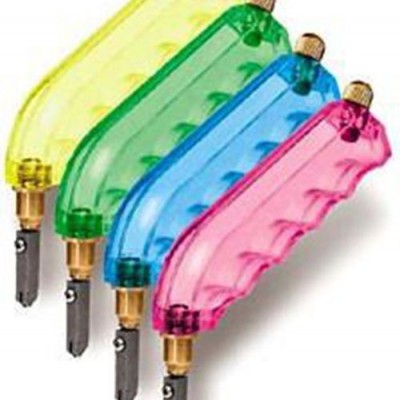 曼德04028金剛石工具多功能彩色充油滾輪玻璃刀電鍍金剛石線人性化手柄手握式玻璃切割刀工具電鍍金剛石