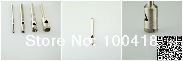 曼德MDR-14金剛石工具用于玻璃玉石打孔開孔水鉆鉆頭 電鍍金剛石硬質(zhì)合金深孔鉆頭電動(dòng)工具配件