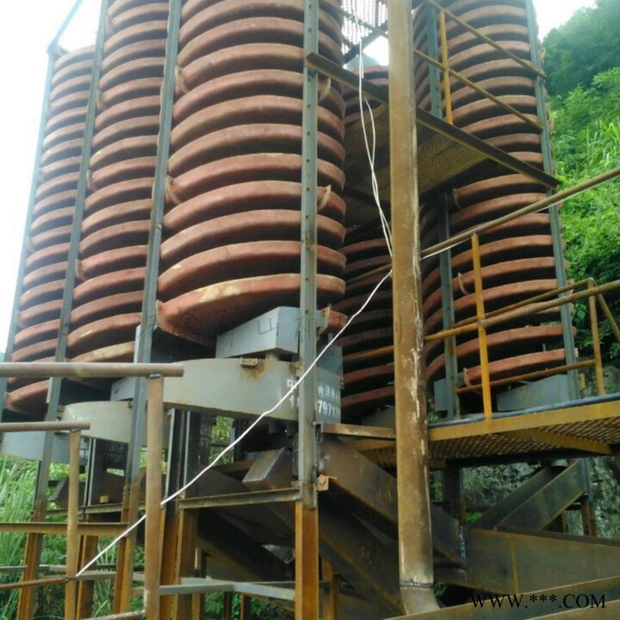 廠家選礦選礦螺旋溜槽大型 全套生產(chǎn)線重選旋轉(zhuǎn)溜槽 鐵粉富集溜槽工作原理