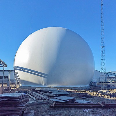 海越專注雙膜氣柜生產(chǎn)雙膜沼氣存儲氣柜 氣柜定制